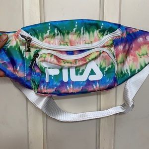 Tie dye Fila Fanny pack